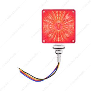 48 LED Competition Series Mini Double Face Light - Amber & Red LED/Amber & Red Lens
