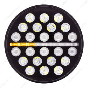 ULTRALIT - 24 High Power LED Circular Light With Dual Color LED Position Light Bar