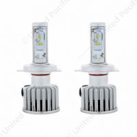 High Power H4 LED Bulb With Fan (Pair)