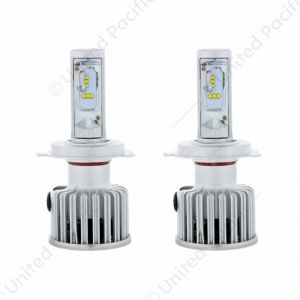 High Power H4 LED Bulb With Fan (Pair)