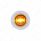 3 LED Dual Function 3/4" Mini Auxiliary/Utility Light With Bezel & Washer - Amber LED/Clear Lens