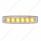 6 High Power LED Super Thin Warning Light - Amber LED/Clear Lens (Bulk)