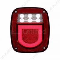 LED GloLight Universal Combination Tail Light With License Light (Card)