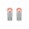 High Power Single LED 194/T10 Bulb - Red (2-Pack)