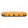 42 High Power LED Micro Warning Light Bar With Amber Lens - Magnet Mount
