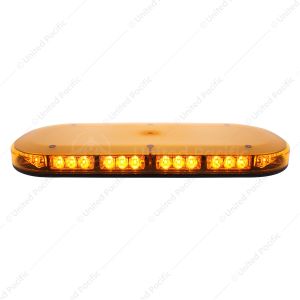 42 High Power LED Micro Warning Light Bar With Amber Lens
