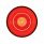 9 LED 2.5" Round GloLight (Clearance/Marker) - Red LED/Red Lens (Card)
