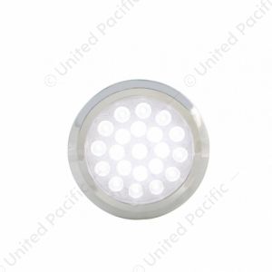 21 High Power LED 6-1/4" Dome Light With Bezel (Bulk)