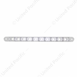 10 LED 9" Dual Function Light Bar - White LED/Clear Lens