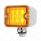 6 LED Medium Rod Light -Amber LED/Amber Lens