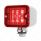 6 LED Medium Rod Light - Red LED/Red Lens