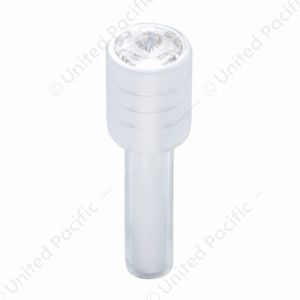 Chrome Door Lock Knob With 7/16" Clear Crystal (2pc/set)