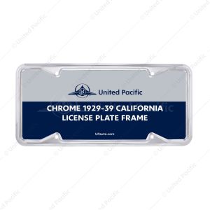 Chrome 1929-39 California License Plate Frame