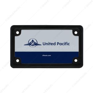 Black Motorcycle License Plate Frame