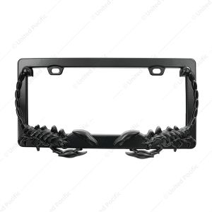Scorpion License Plate Frame - Black