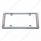 14 LED Chrome License Plate Frame - Red LED/Clear Lens