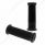 Black Motorcycle Rubber Grip Set - 7/8" or 1" (22/25mm) (Bulk) (Pair)
