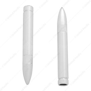 Chrome Bullet Shape Door Lock Knobs (2Pc/Set)