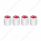 Chrome Round Valve Caps With Red Crystal (4-Pack)