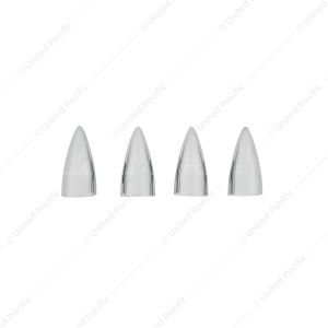 Chrome Bullet Head Valve Caps (4-Pack)