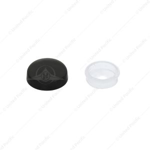 Black Plastic Snap-On Cap For #6 And #8 Screw