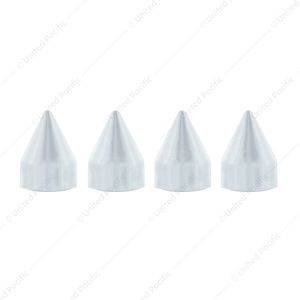 Chrome Plastic Spike Snap-On Screw Head Covers For #10 And #12 Screws (4-Pack)