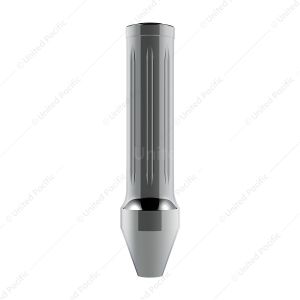 Dallas Style Grooved Grip Handle With Beer Tap Adapter - Chrome