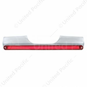 Motorcycle Rear Signal Light Bar With 24 LED 12" GloLight Bar - Red LED/Red Lens