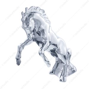 Die-Cast Fighting Stallion Hood Ornament
