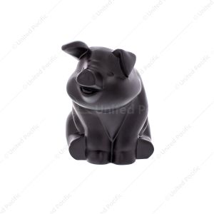 Die-Cast Sitting Pig Hood Ornament
