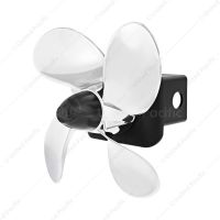 Spinning Propeller Hitch Cover For 2" X 2" Trailer Hitch Receivers