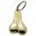 2.5" Small Die-Cast Low-Hanging Balls Novelty Keychain - Gold (Bulk)