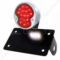 SS 1932 Ford Style LED Tail Light Assembly With Horizontal Mounting Bracket For Motorcycle