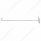 Chrome 31" Long Fifth Wheel Pin Puller, J-Hook (Each)