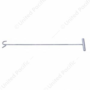 Chrome 31" Long Fifth Wheel Pin Puller, S-Hook