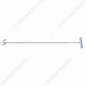 Chrome 36" Long Fifth Wheel Pin Puller, S-Hook