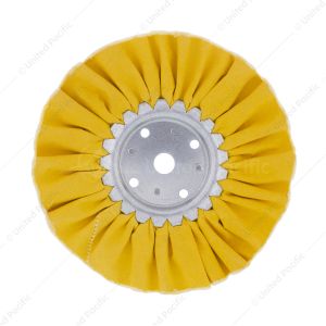 Yellow Treated Airway Buff - 5/8" & 1/2" Arbor