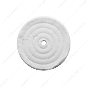 White Soft Muslin Buff - 1/2" Arbor