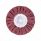 6" Red Treated Airway Buff - 5/8" & 1/2" Arbor