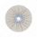 6" White Treated Airway Buff - 5/8" & 1/2" Arbor