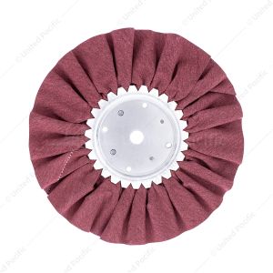 Red Treated Airway Buff - 5/8" & 1/2" Arbor