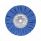 6" Blue Treated Airway Buff - 5/8" & 1/2" Arbor