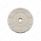 3" White Soft Muslin Buff - 5/8" Arbor