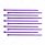 4" Nylon Cable Zip Ties - Purple (10-Pack)