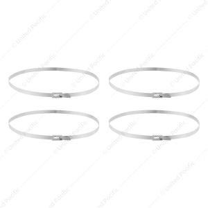 14" Stainless Locking Cable Ties (4-Pack)