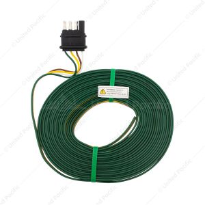 4 Way LED Trailer Light Harness - 25' Positive & Ground Leads