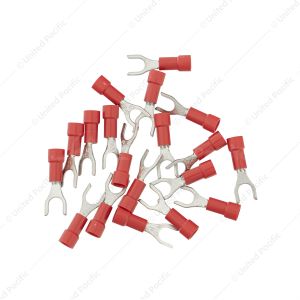 22-18 AWG #10 Stud Vinyl Spade Terminal (19-Pack)