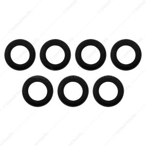 5/8" Mounting Hole Black Vinyl Grommet (7-Pack)