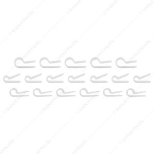 1/8",3/16",1/4" I.D. Assorted Natural Nylon Cable Clamps (18-Pack)