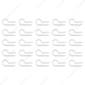 1/4" I.D. Natural Nylon Cable Clamps (25-Pack)